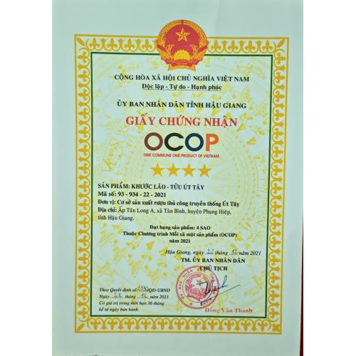 Chứng nhận OCOP